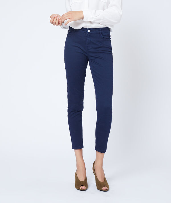 Pantalón ajustado 7/8 de algodón Pantalón ajustado 7/8 de algodón