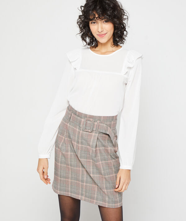 Falda estampado Príncipe de Gales Falda estampado Príncipe de Gales