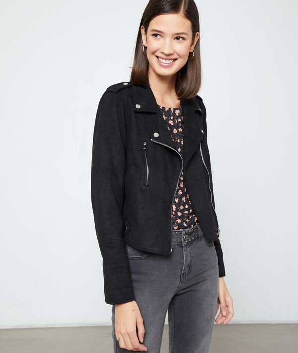 Chaqueta biker efecto ante Chaqueta biker efecto ante