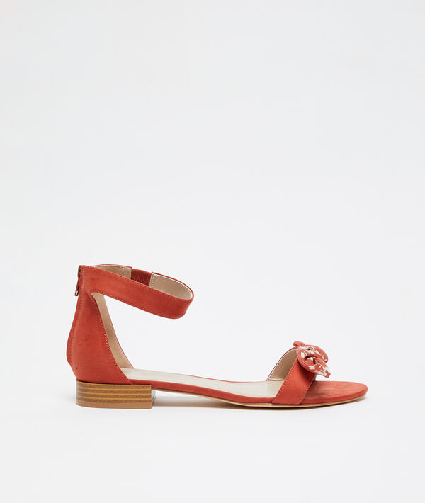 Sandalias anudadas efecto ante Sandalias anudadas efecto ante