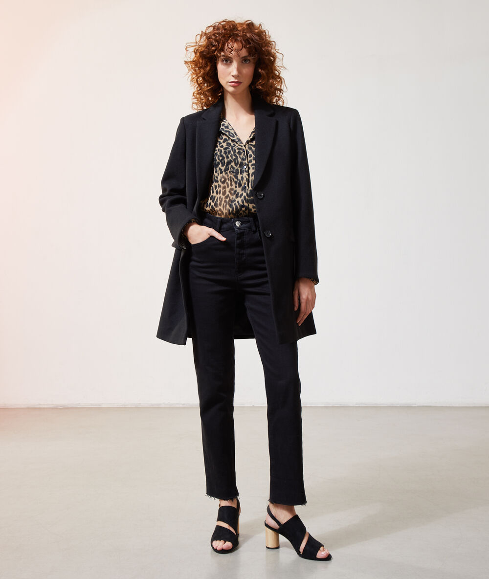 Blusa estampado leopardo c.camel.