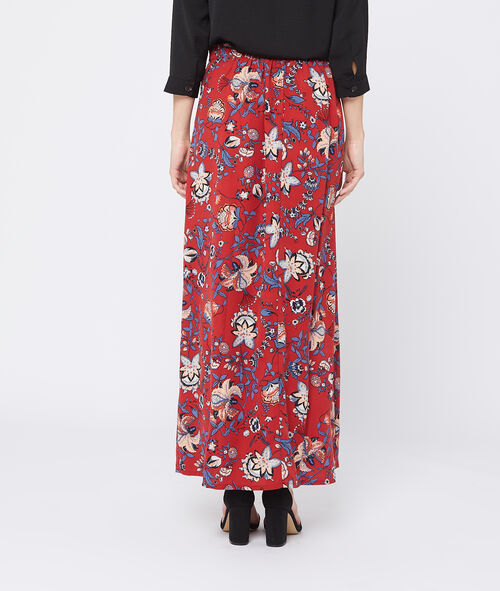Falda larga estampado floral Falda larga estampado floral