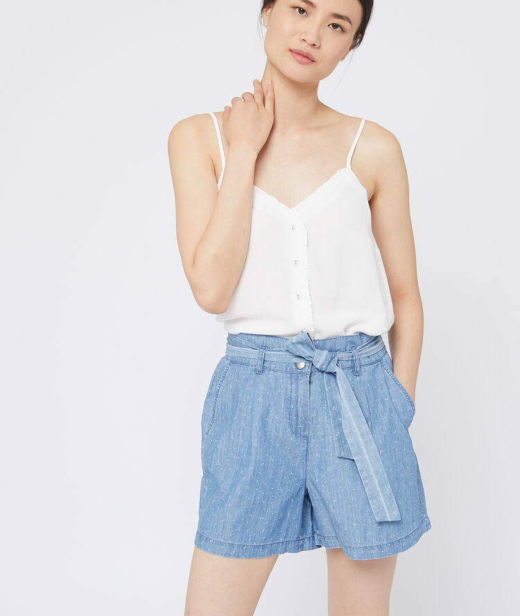 Camisola con botones crudo.