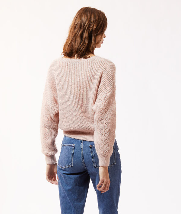 Pull maille pointelle Pull maille pointelle