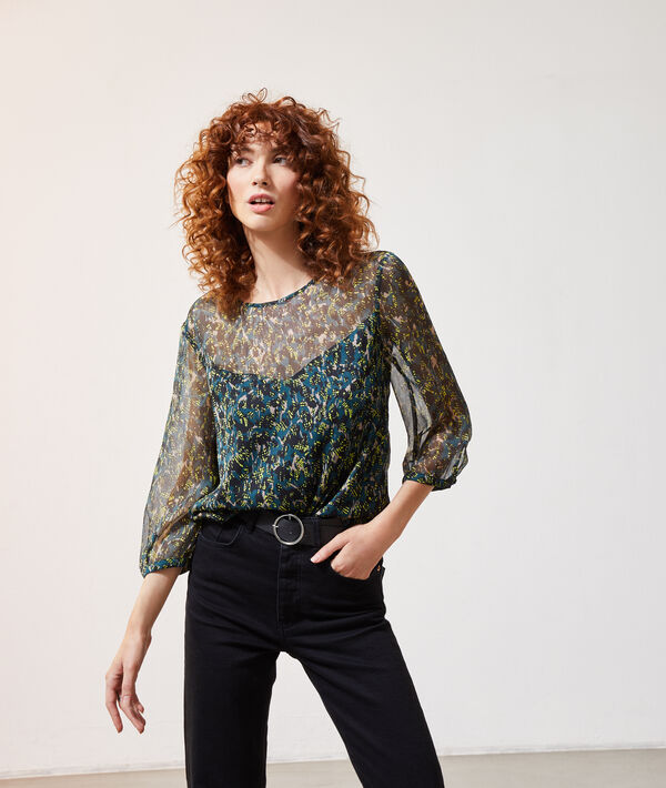 Blusa estampada multicolor Blusa estampada multicolor