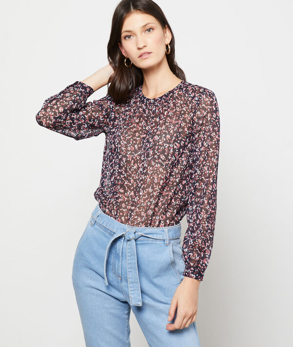 Blusa efecto transparente Blusa efecto transparente