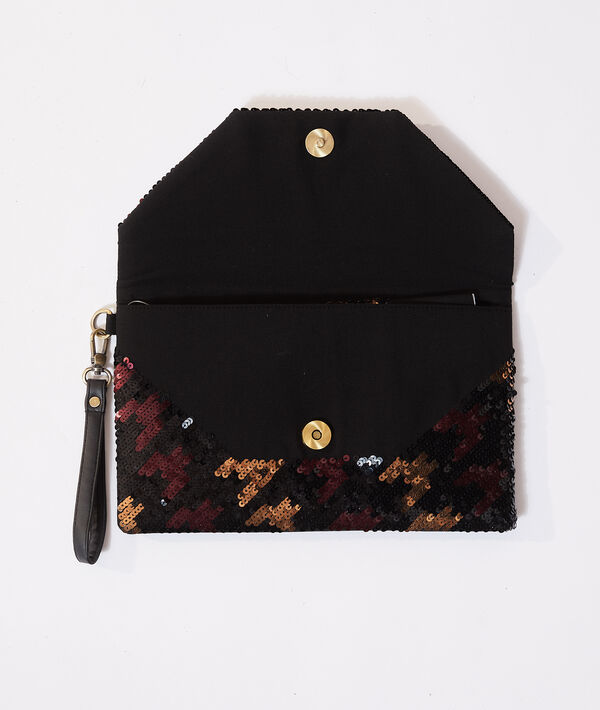 Bolso tipo cartera con lentejuelas Bolso tipo cartera con lentejuelas