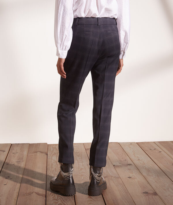 Pantalón estampado de cuadros Pantalón estampado de cuadros