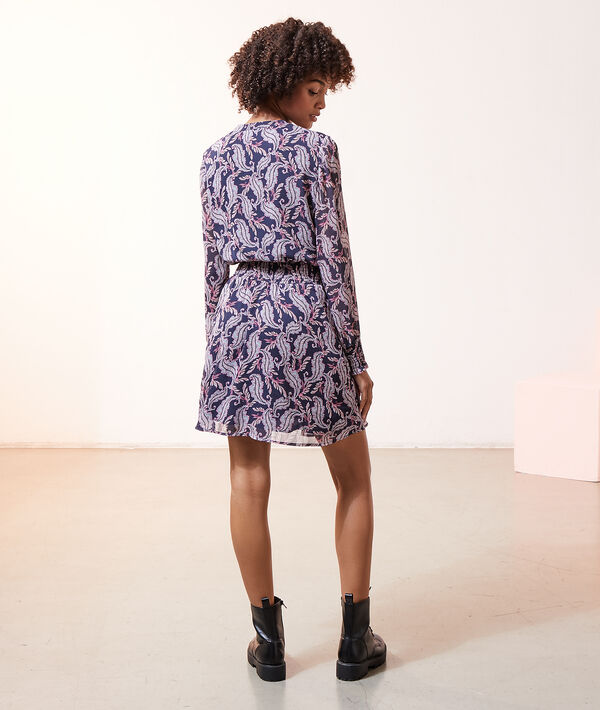 Robe fluide smockée imprimé fleuri Robe fluide smockée imprimé fleuri