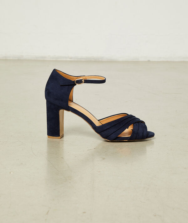 Sandalias de talón efecto ante Sandalias de talón efecto ante