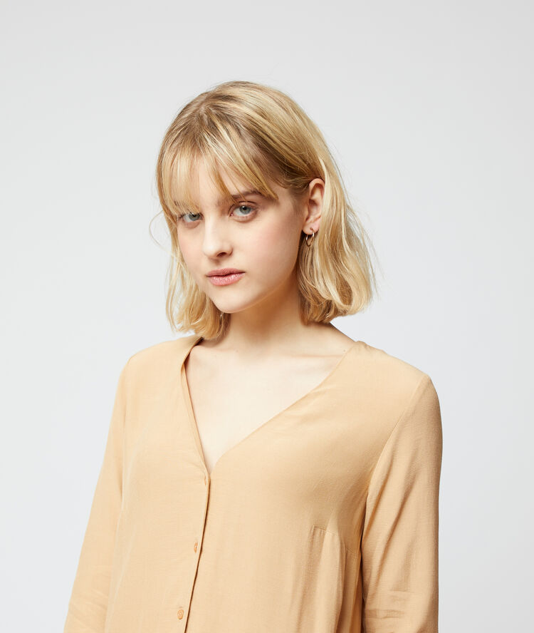 Vestido camisero c.camel.