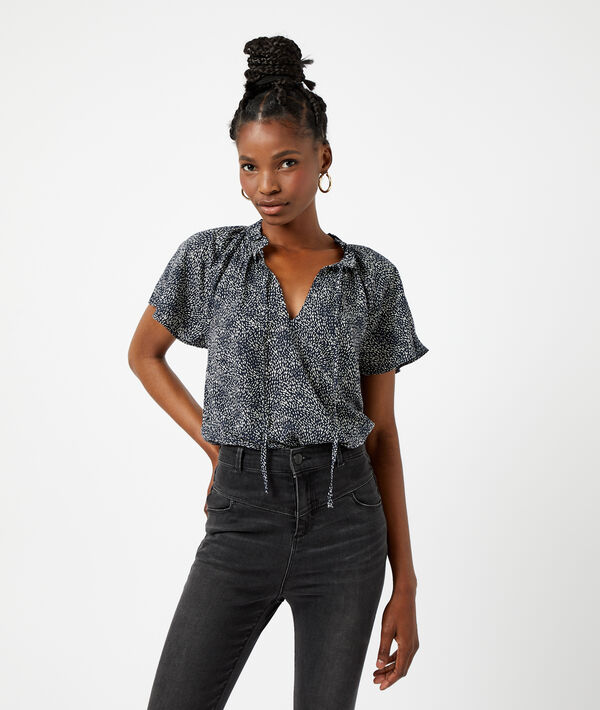 Blusa corta estampada Blusa corta estampada