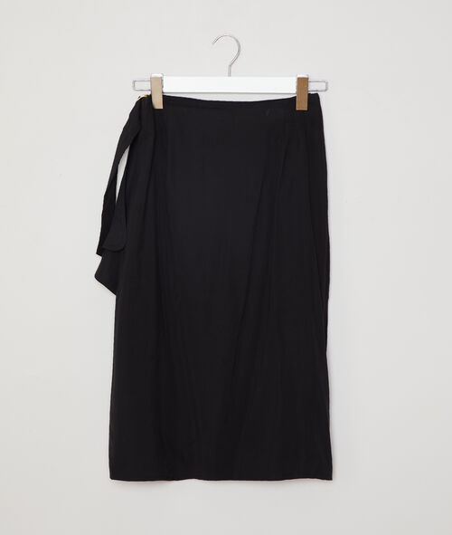 Falda midi cruzada Falda midi cruzada