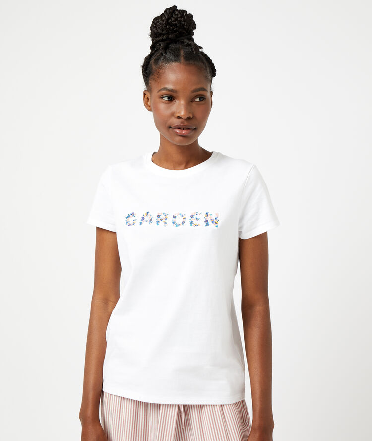 Camiseta ‘garden’ blanco.