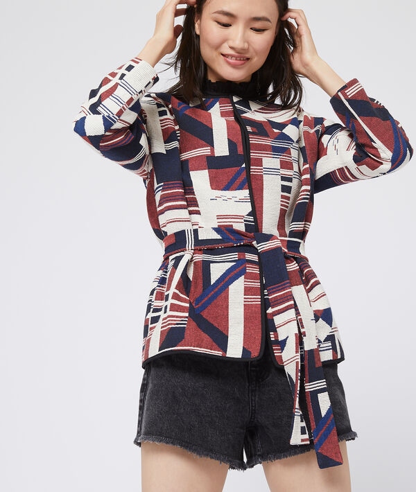 Chaqueta estampado de Jacquard Chaqueta estampado de Jacquard