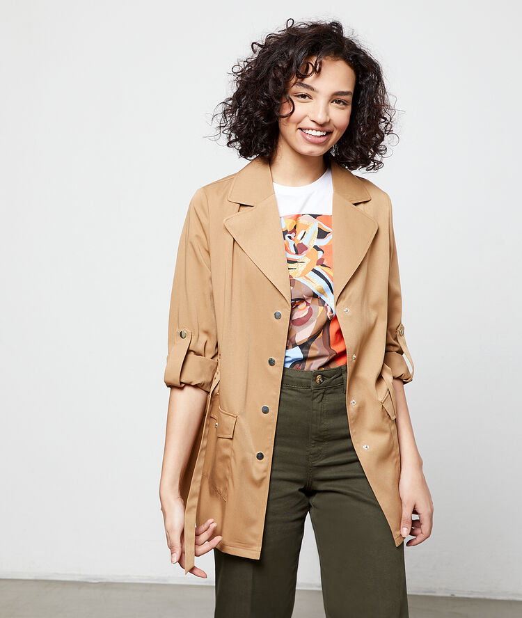 Trench corto c.camel.