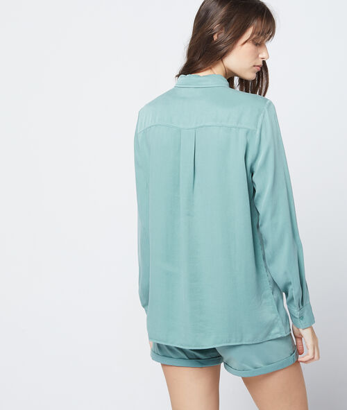 Camisa entallada de Tencel Camisa entallada de Tencel