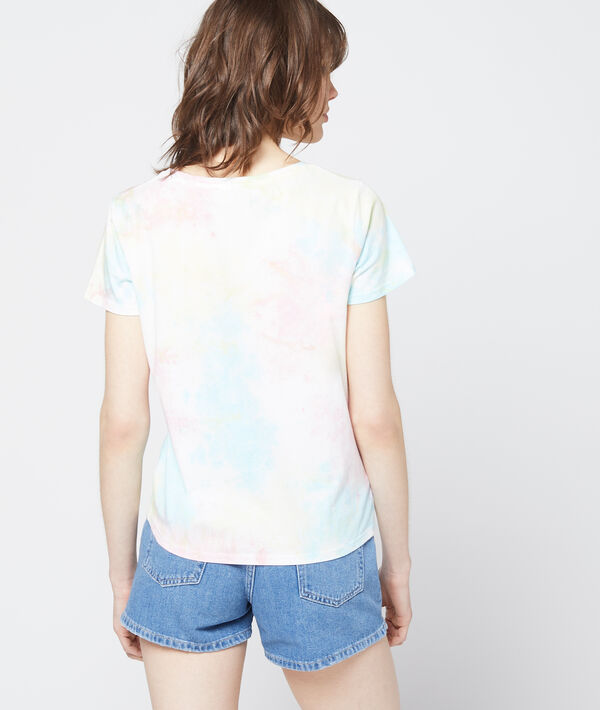 Camiseta estampada tie-dye Camiseta estampada tie-dye