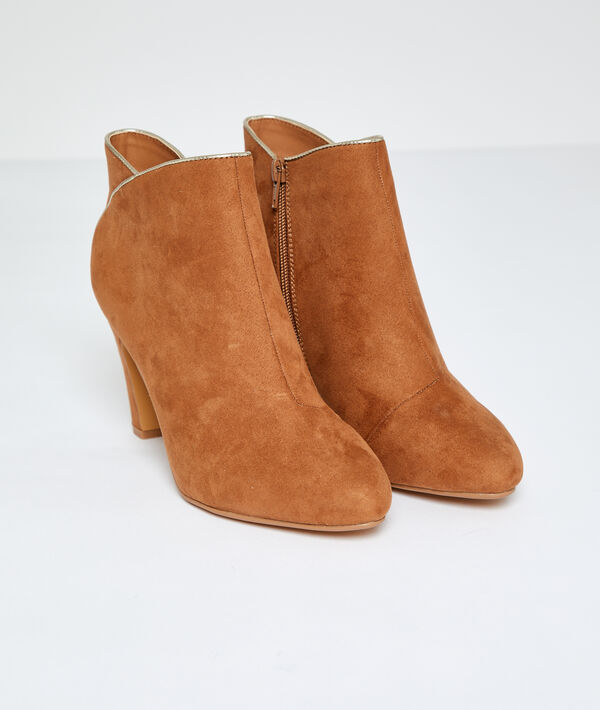 Botines de talón efecto ante Botines de talón efecto ante