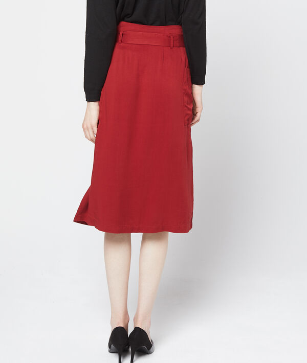 Falda midi abotonada Falda midi abotonada