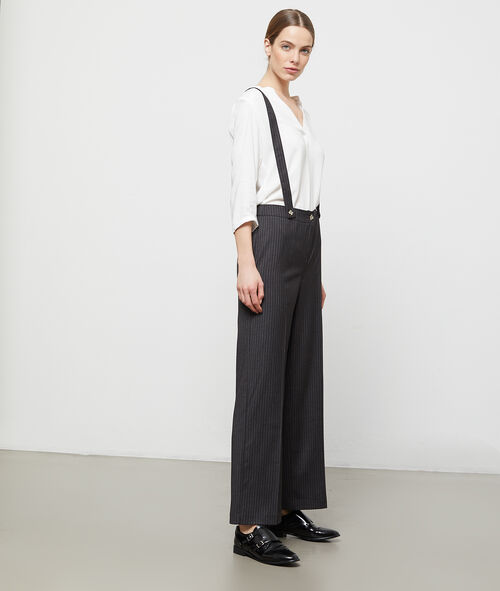 Pantalón ancho con tirantes Pantalón ancho con tirantes