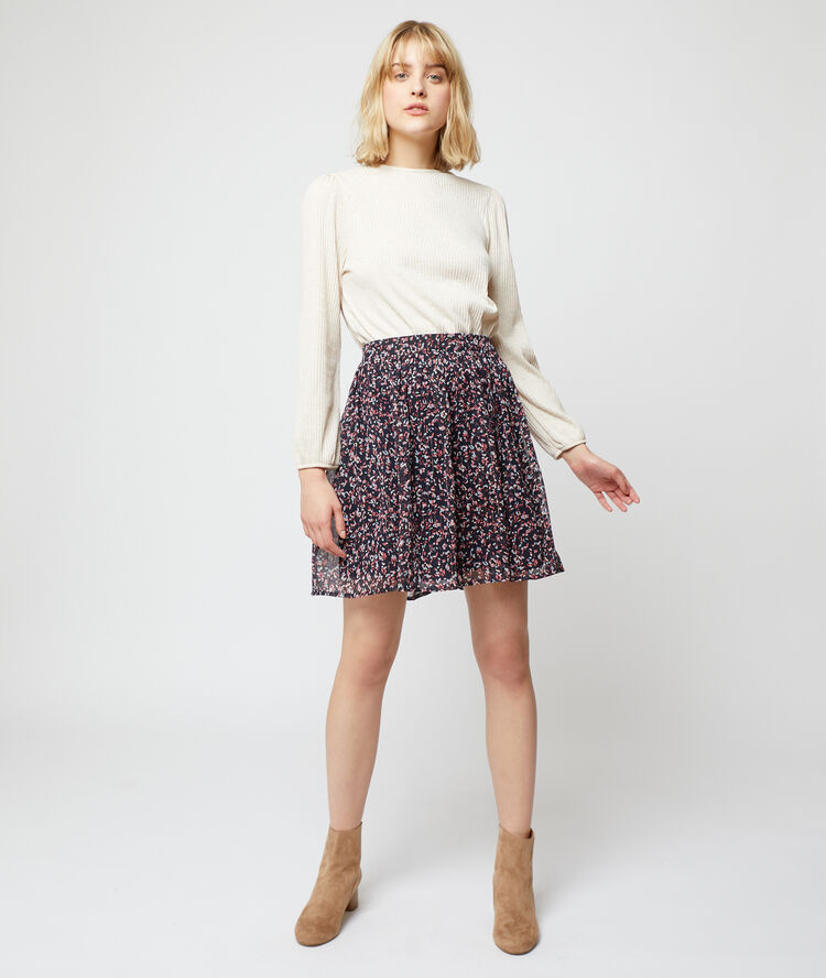 Top acanalado c.beige.