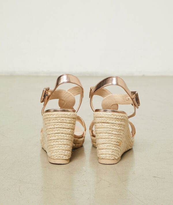 Sandalias trenzadas de cuña Sandalias trenzadas de cuña