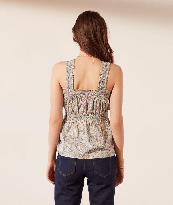 Top con fruncidos tejido Liberty Top con fruncidos tejido Liberty