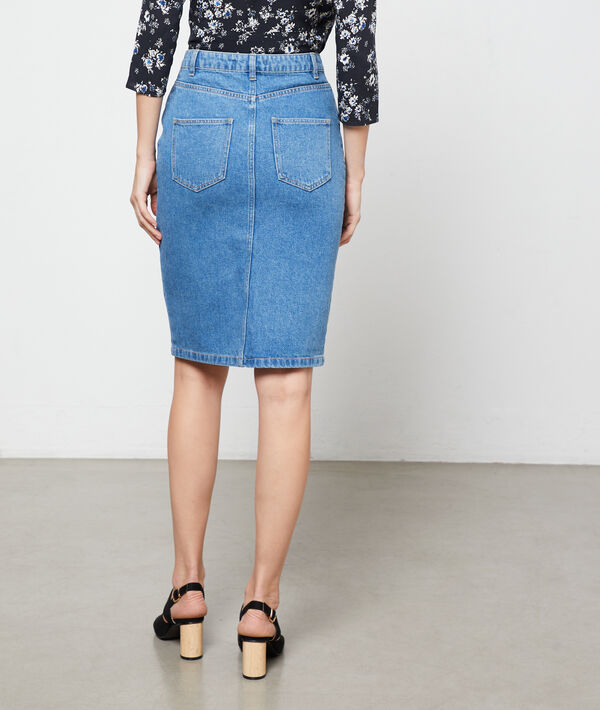 Falda midi vaquera Falda midi vaquera