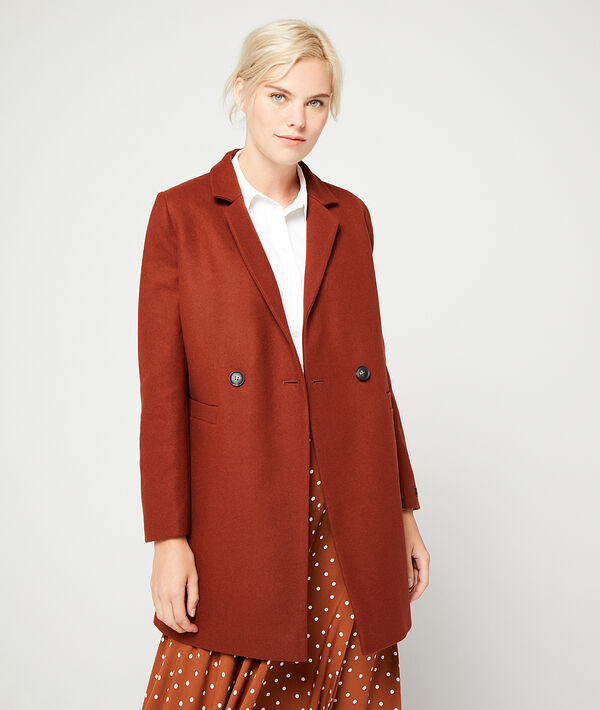 Abrigo masculino con mezcla de lana Abrigo masculino con mezcla de lana