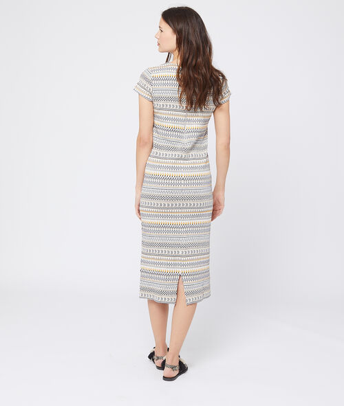 Vestido estampado Jacquard Vestido estampado Jacquard