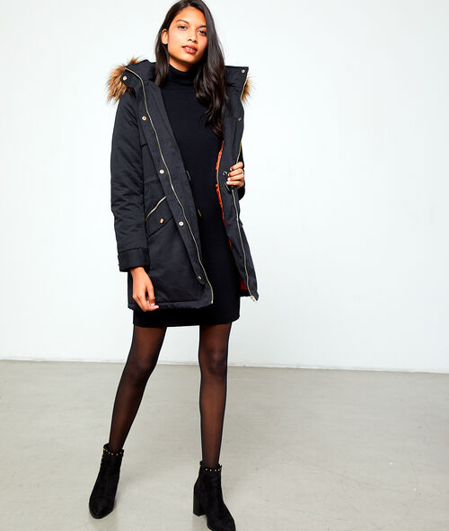 Parka forrada con capucha Parka forrada con capucha