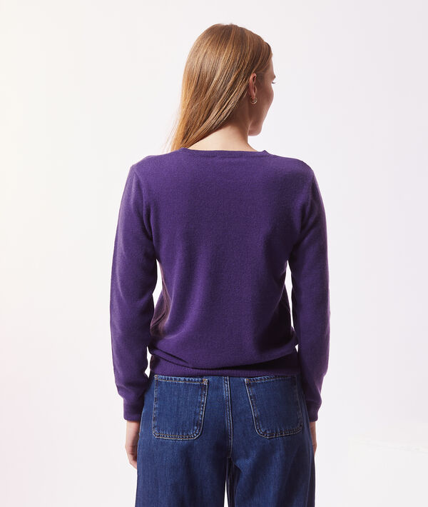 Jersey cachemira, cuello redondo Jersey cachemira, cuello redondo