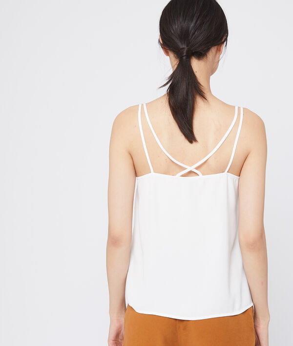 Camisola escotada de encaje Camisola escotada de encaje