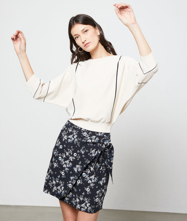 Falda cruzada estampado floral Falda cruzada estampado floral