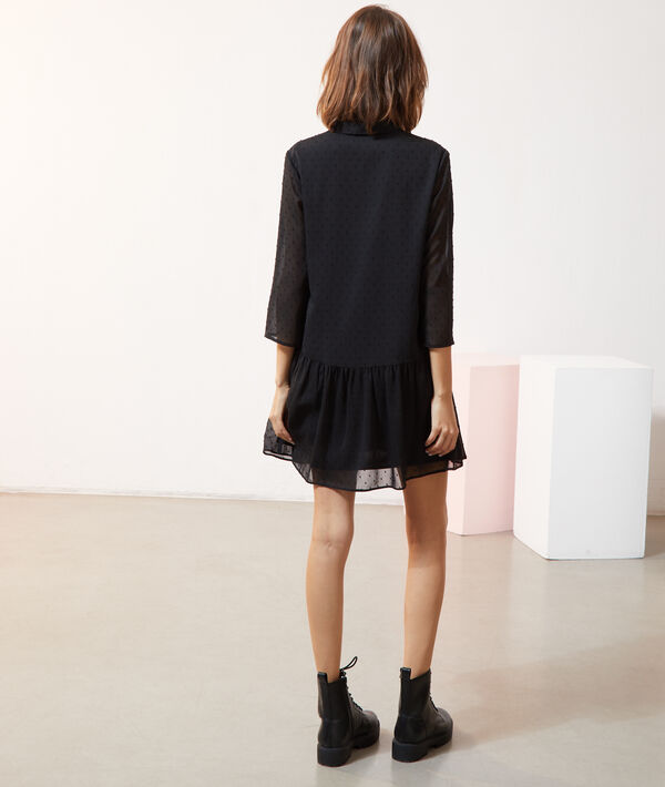 Vestido camisero plumetis Vestido camisero plumetis