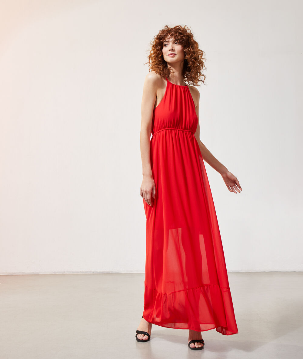 Vestido largo geranio.