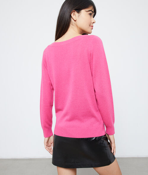 Pull col bateau en cachemire Pull col bateau en cachemire