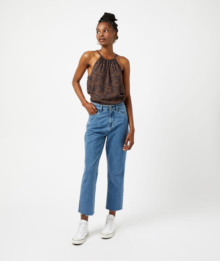 Top estampado sabana.