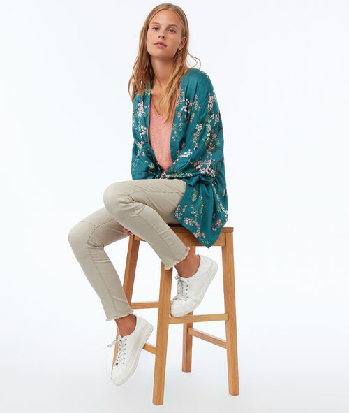 Pantalón estrecho con cremalleras Pantalón estrecho con cremalleras