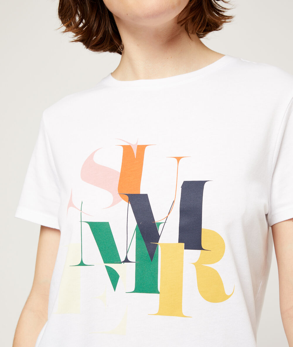 Camiseta 'summer' blanco.