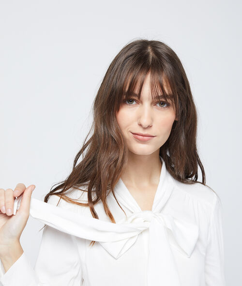Blusa anudada al cuello Blusa anudada al cuello