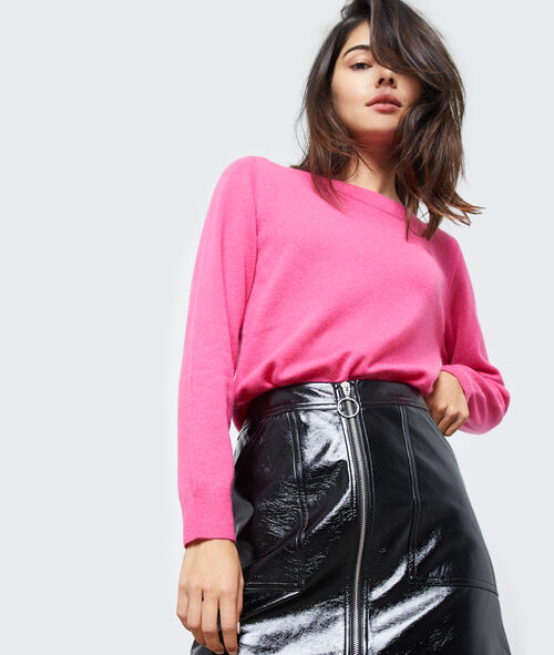 Pull col bateau en cachemire Pull col bateau en cachemire