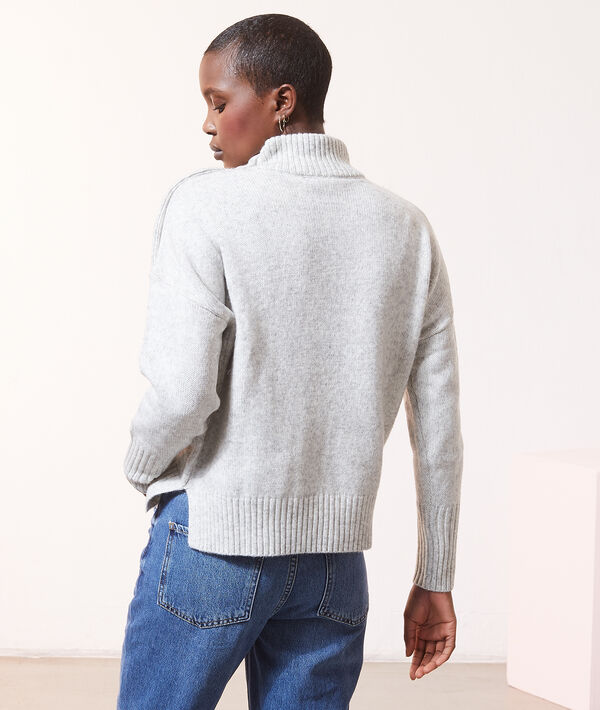 Pull col roulé boutonné Pull col roulé boutonné