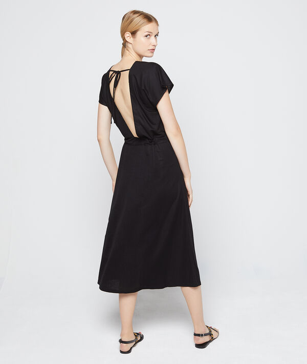 Vestido largo espalda escotada Vestido largo espalda escotada