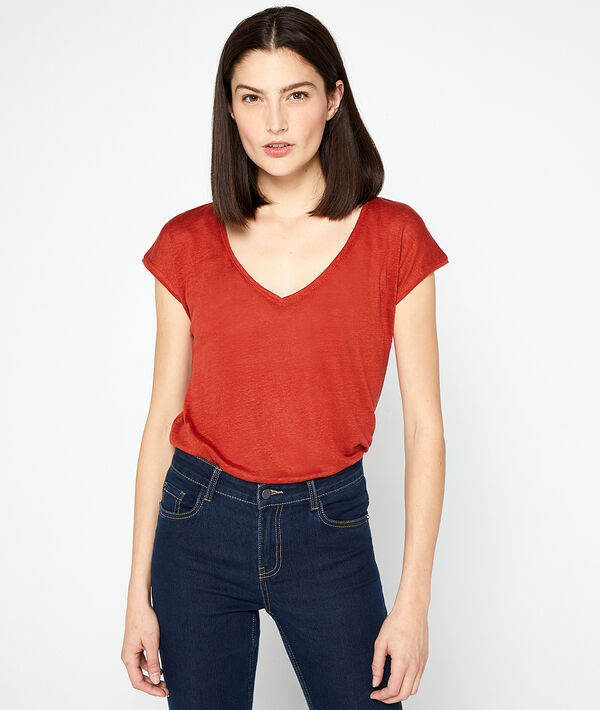 Camiseta cuello en V Camiseta cuello en V