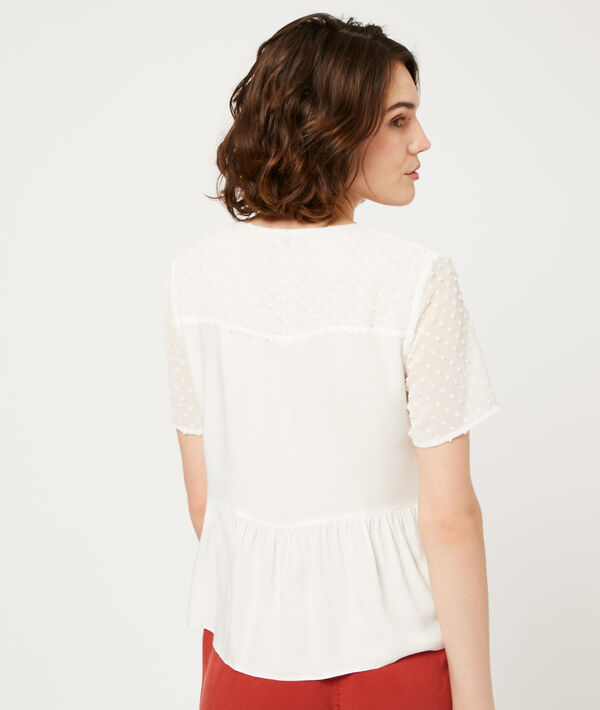 Blusa detalles de plumetis Blusa detalles de plumetis