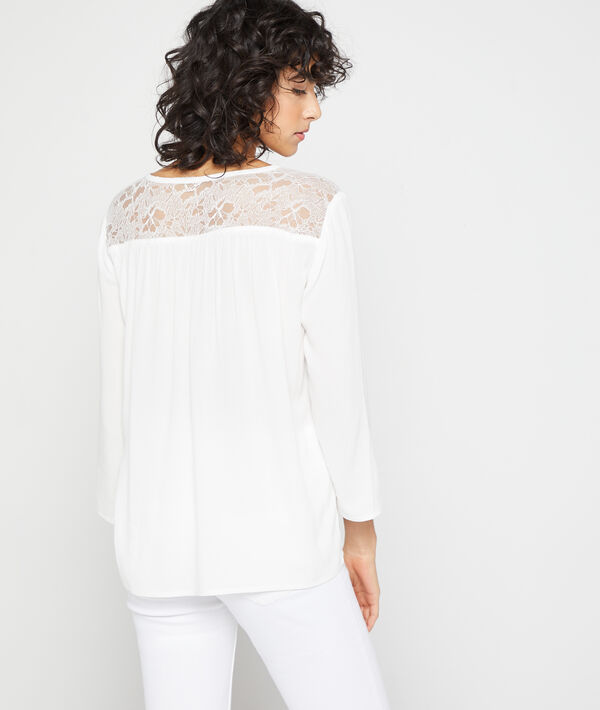 Blusa espalda de guipur Blusa espalda de guipur