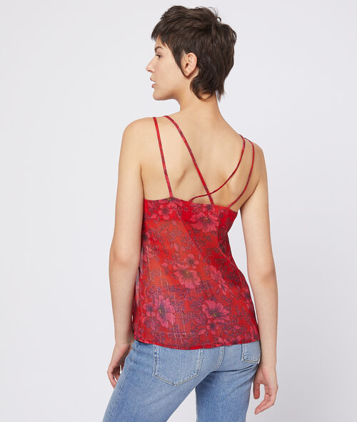 Top tirantes estampado floral Top tirantes estampado floral