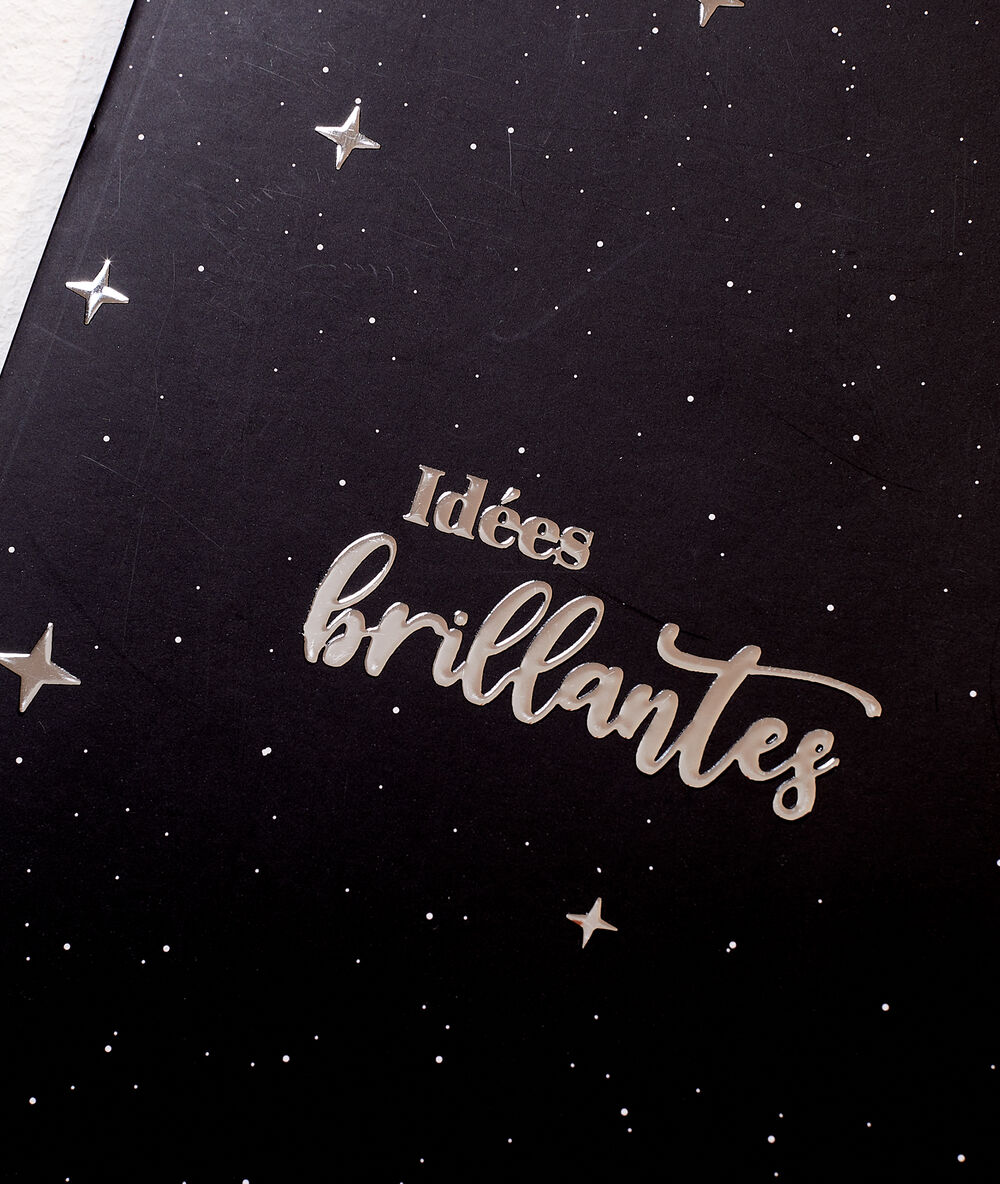 Cuaderno 'idées brillantes' negro.